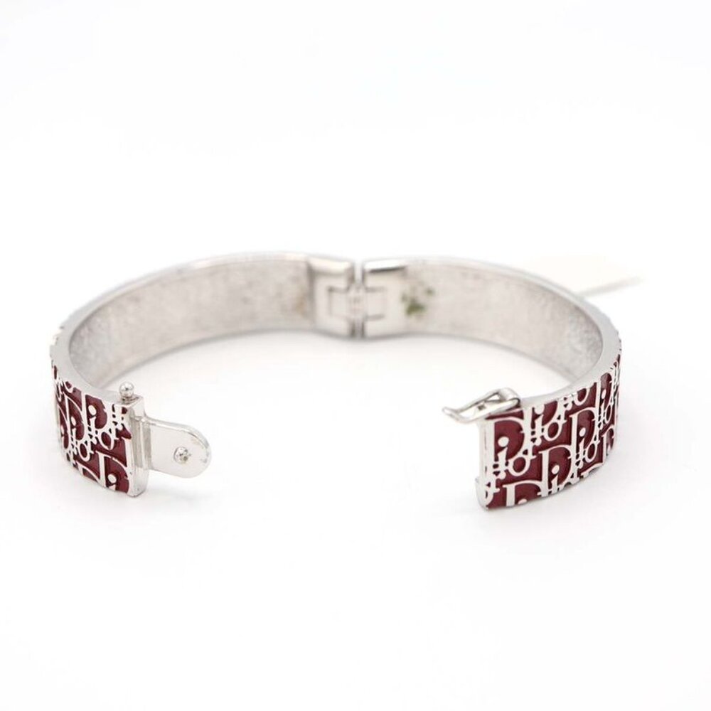 Christian Dior Bangle Trotter Bracelet Accessory Red H1481 - Picture 2 of 6